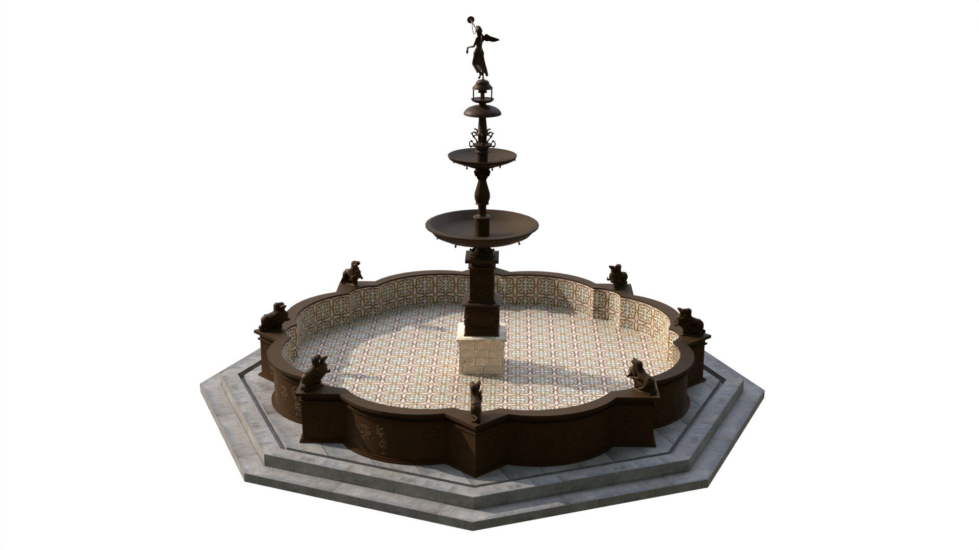 Pileta de la Plaza Mayor de Lima - Low Poly 3D model https://p.turbosquid.com/ts-thumb/Z0/l7avDi/8L/02/jpg/1662345500/1920x1080/fit_q87/c4c9679a27617651cd17f732af68ad3ccb618abc/02.jpg