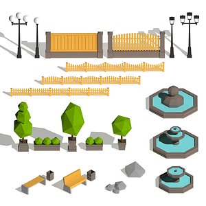 Garden Low Poly Pack