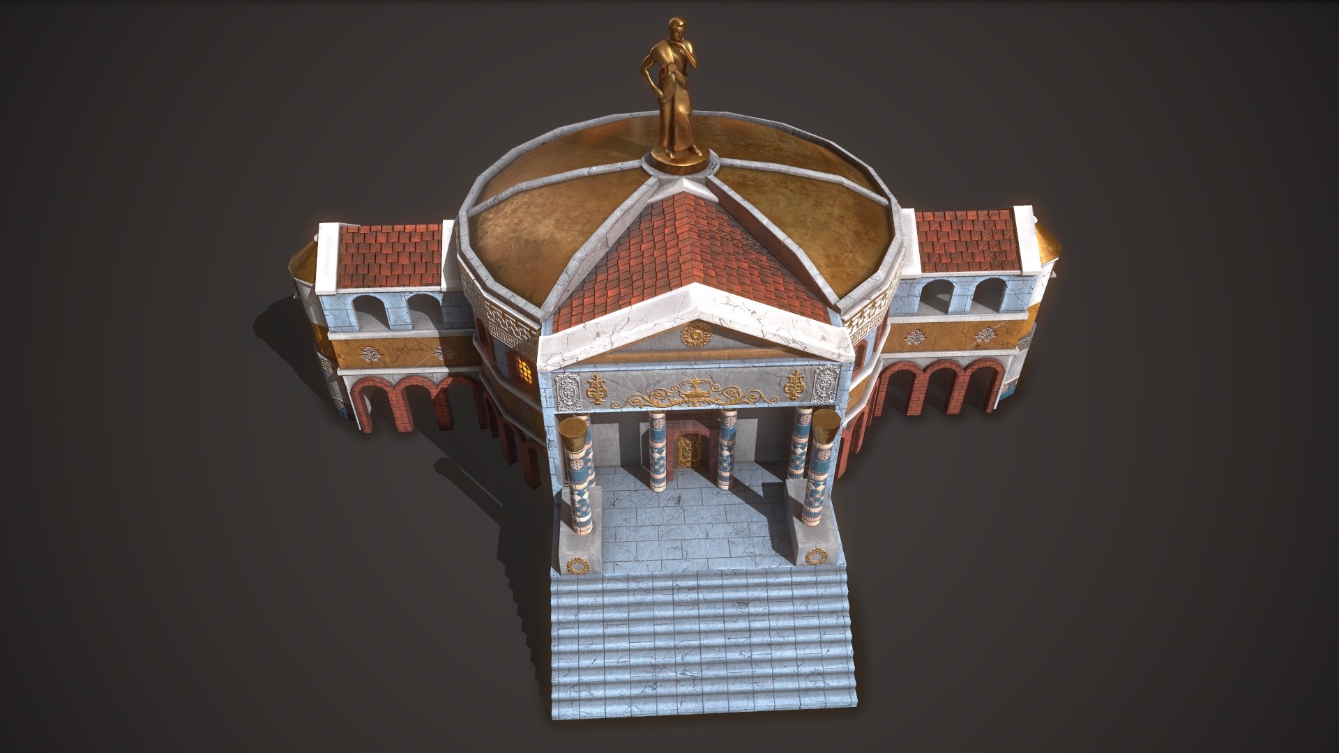 3D Ancient Senate Model - TurboSquid 1650531