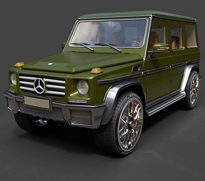 Mercedes-Benz G-Class W463 - High-Poly Luxury Off-Roader model