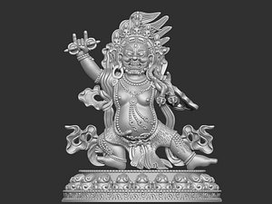 Tibetan buddha 4 model