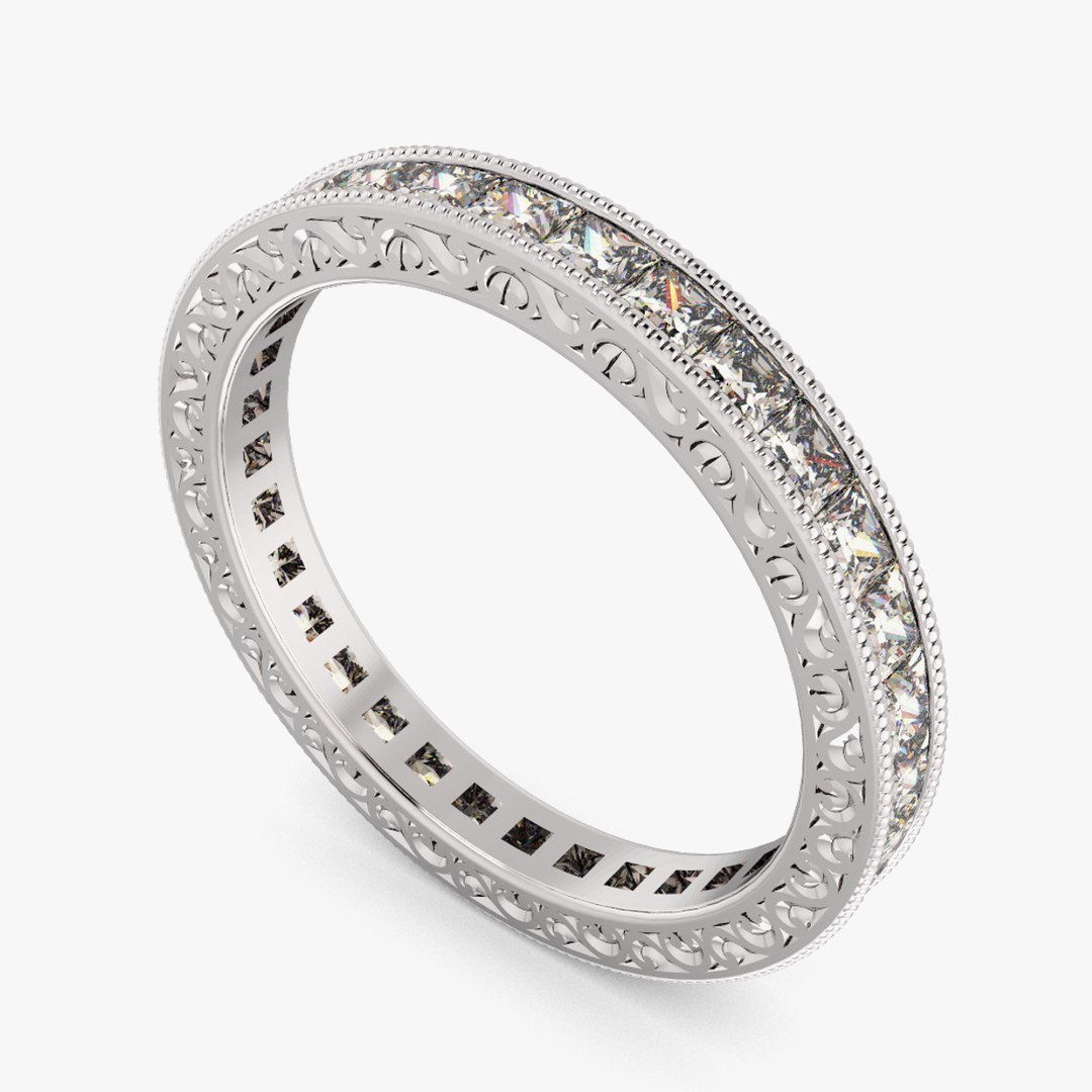 Classic Eternity Ring 3D model - TurboSquid 2080644