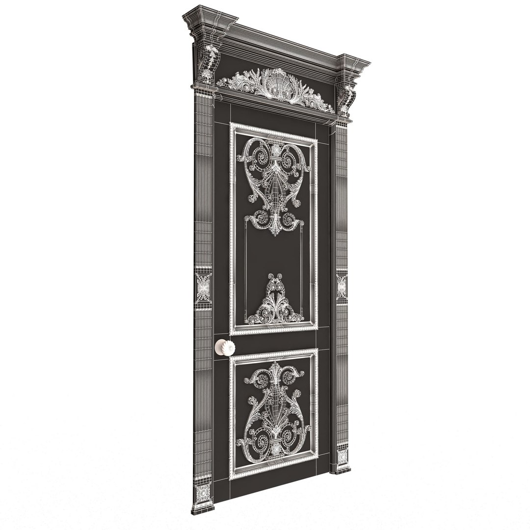 3D model Carved Door Classic 0902 Black https://p.turbosquid.com/ts-thumb/Z0/yuTtf3/Mx/wireframe4/jpg/1708273326/1920x1080/fit_q87/b63fdef920de2c615519cb60d2a7ed65ea3af086/wireframe4.jpg