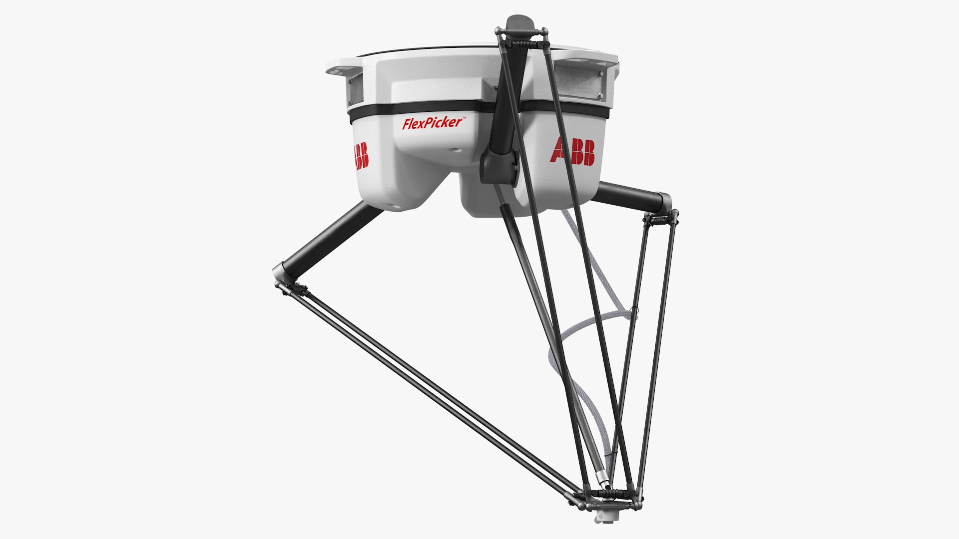 Parallel Robot ABB IRB 360 Flexpicker Rigged 3D model preview