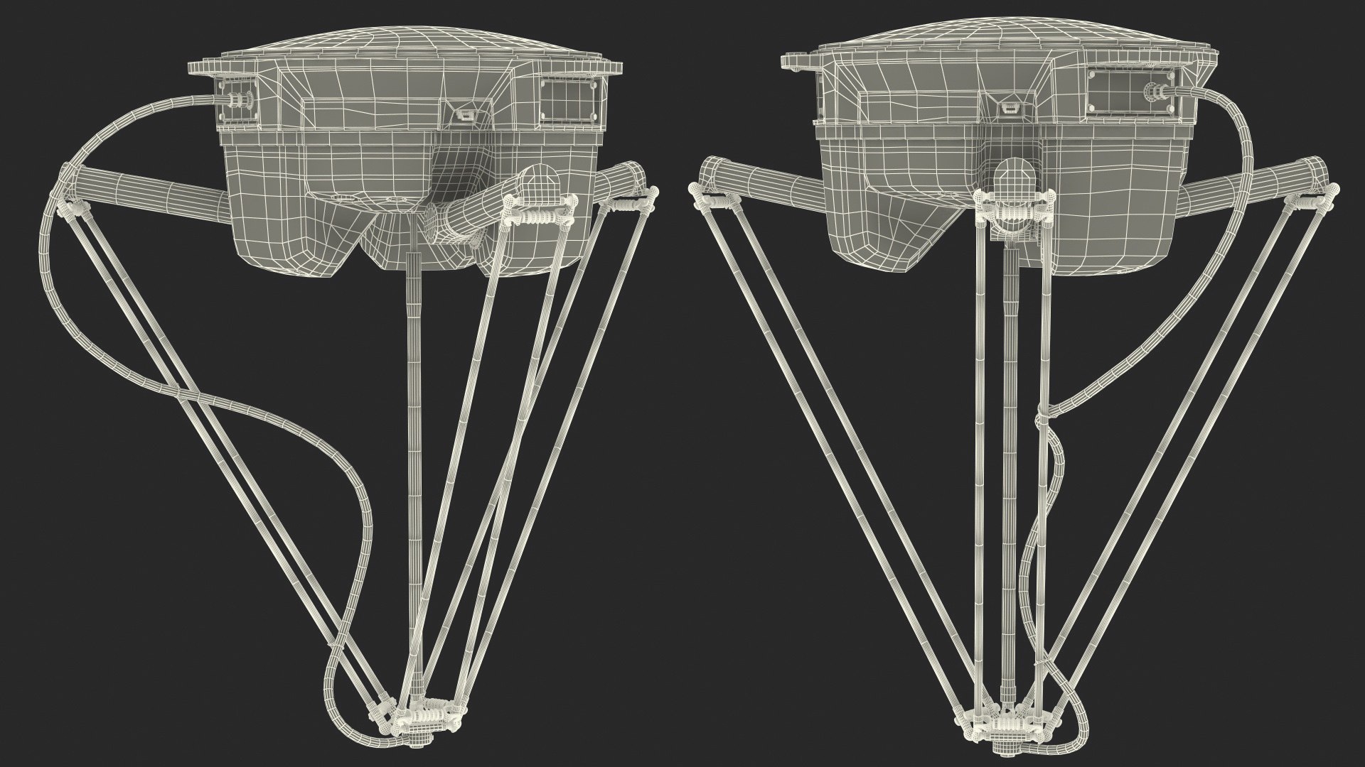 parallel robot abb irb 3D model https://p.turbosquid.com/ts-thumb/Z1/0KHDZf/67KKkx9H/parallelrobotabbirb360flexpickerrigged3dmodel021/jpg/1594077494/1920x1080/fit_q87/9439bd96aaedc48abccabb9af8ab9fd3aa8e7bee/parallelrobotabbirb360flexpickerrigged3dmodel021.jpg