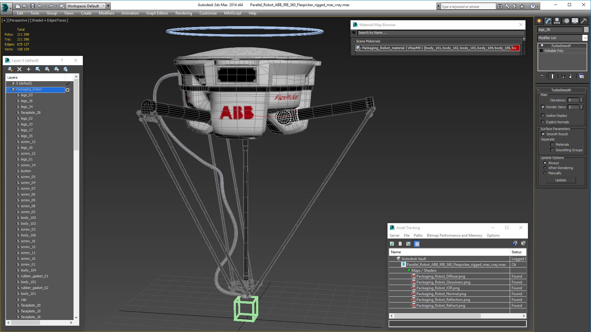 parallel robot abb irb 3D model https://p.turbosquid.com/ts-thumb/Z1/0KHDZf/b2UQSHKI/parallelrobotabbirb360flexpickerrigged3dmodel027/jpg/1594077543/1920x1080/fit_q87/78782c19e33e0b73e5b1ef15262f04357aa6f8c0/parallelrobotabbirb360flexpickerrigged3dmodel027.jpg