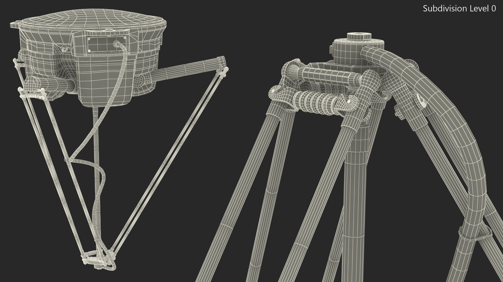parallel robot abb irb 3D model https://p.turbosquid.com/ts-thumb/Z1/0KHDZf/wMpml76S/parallelrobotabbirb360flexpickerrigged3dmodel018/jpg/1594077469/1920x1080/fit_q87/37f518bf2ab6be77ccfa52f0efb08e54f32c071e/parallelrobotabbirb360flexpickerrigged3dmodel018.jpg