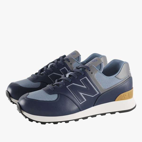 3D New Balance 574 Blue