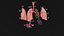 Anatomical Lungs 3D Model with Detailed Respiratory Pathway Educational Cross Section