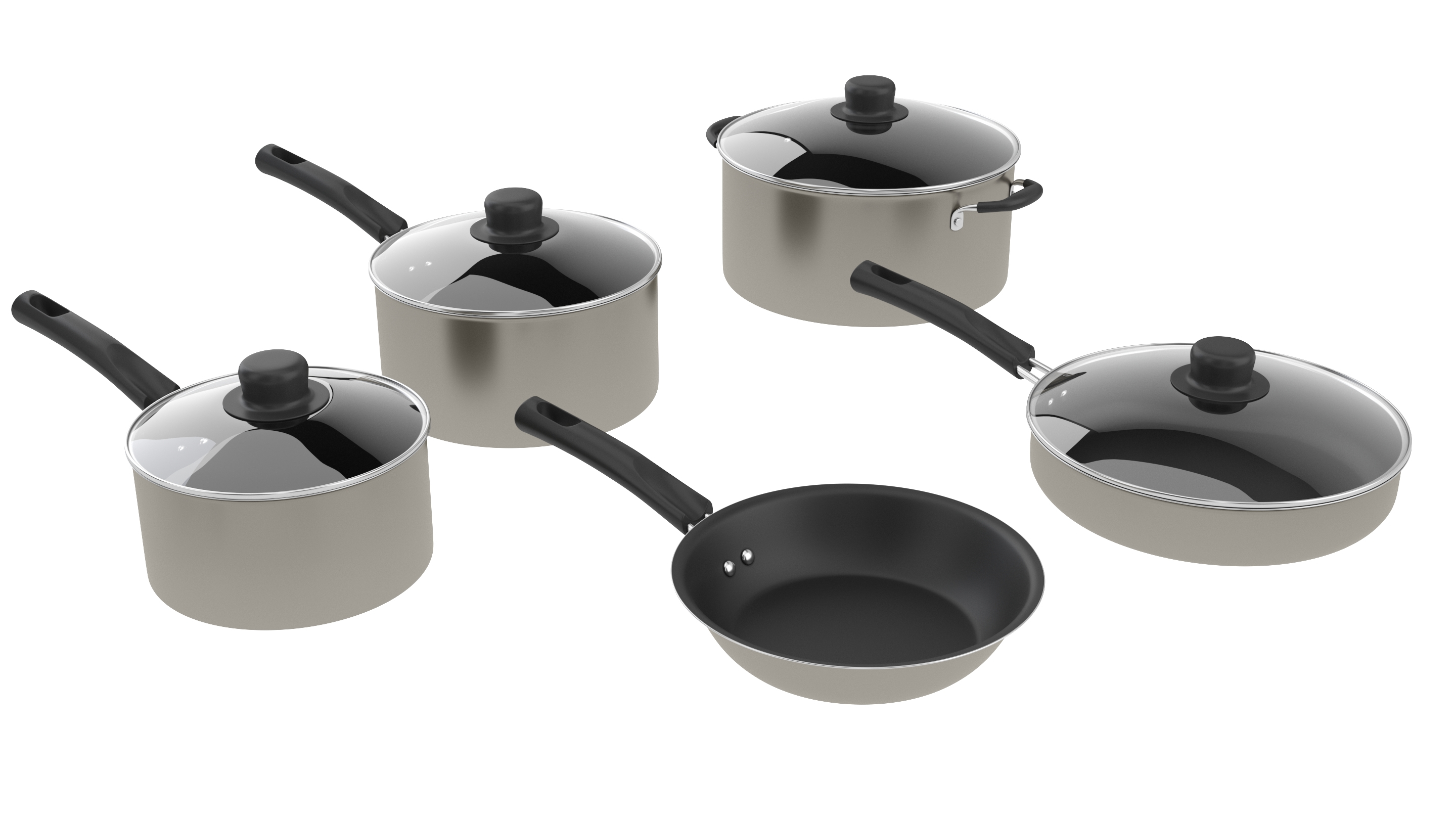 Cookware set model - TurboSquid 1948995