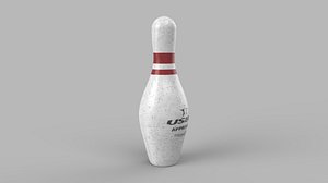 3d model bowling pin
