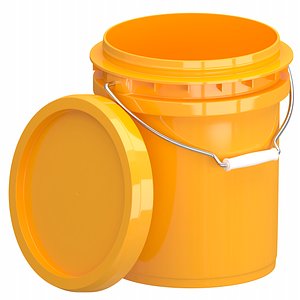 Food Grade 5l Plastic Bucket Yellow