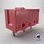 3D Mouse Micro Switch Red model