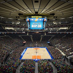 MSG Arena Basketball UE5 3D