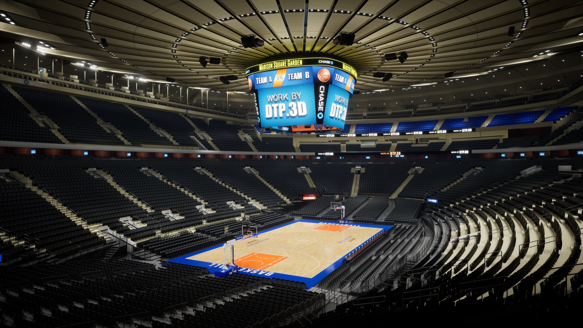 MSG Arena Basketball UE5 3D - TurboSquid 1962897