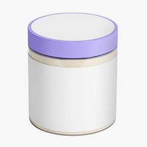 cosmetic jar 3D model