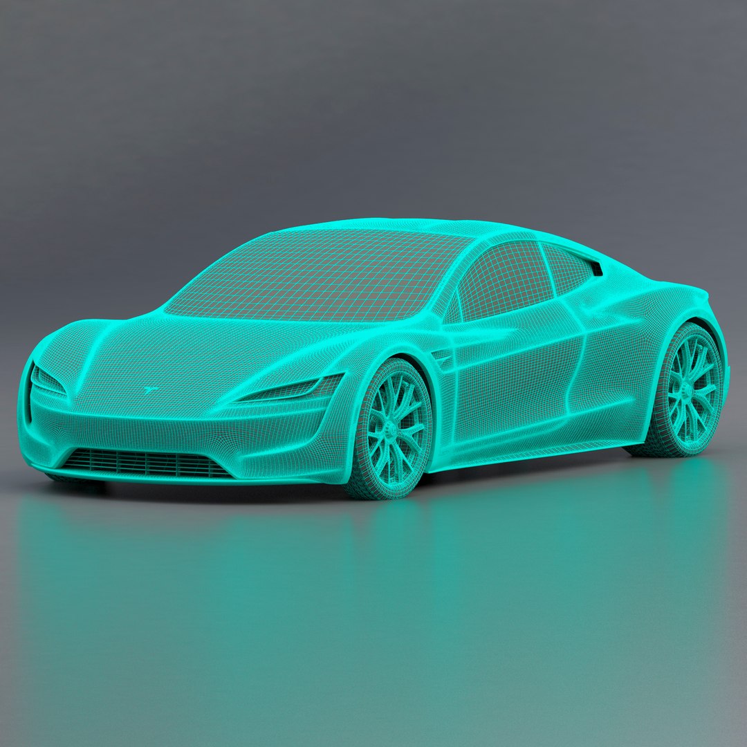 3D Tesla Roadster 2020 model - TurboSquid 1745282
