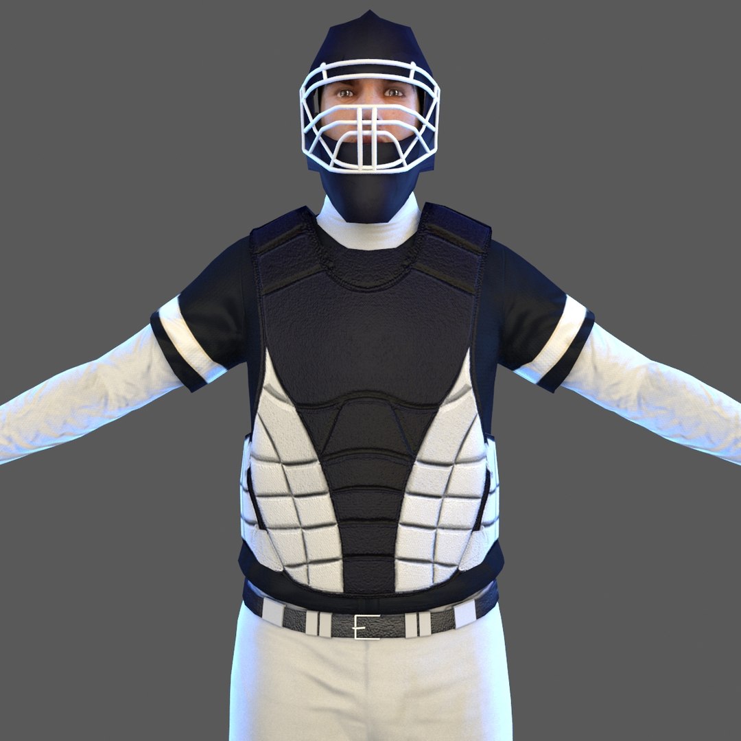 3D Model Baseball Player Ball - TurboSquid 1463490