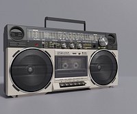 Retro Boom Box Ghetto Blaster