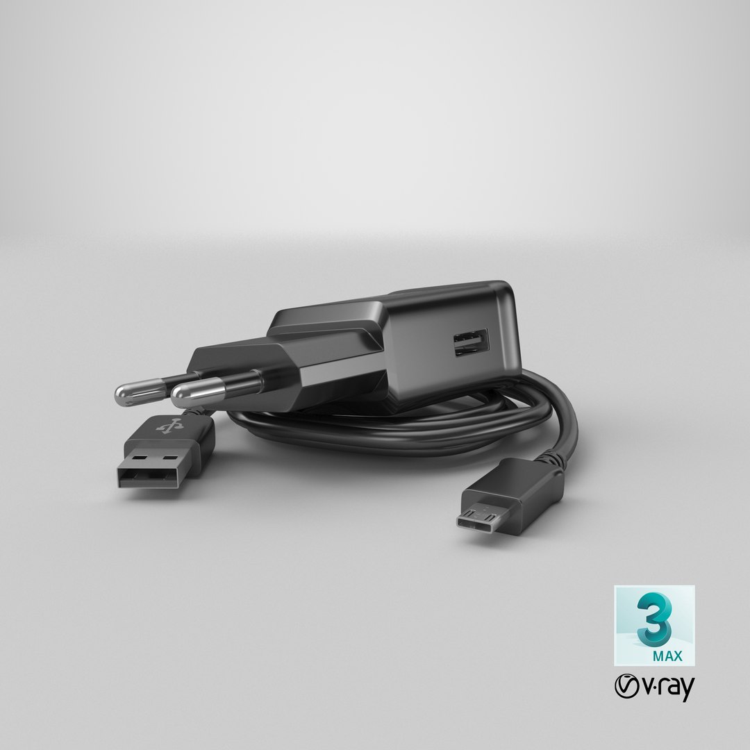 3D Black Cellphone USB Charger https://p.turbosquid.com/ts-thumb/Z1/KYBrQ5/29/stemcell_max_vray_render/png/1652331235/1920x1080/fit_q87/ef6a7604326f1022e686bf6185c279e96fbbbf15/stemcell_max_vray_render.jpg
