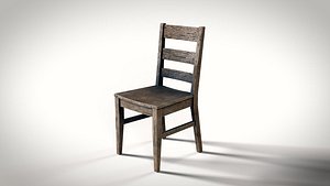 3D Aged Chair PBR