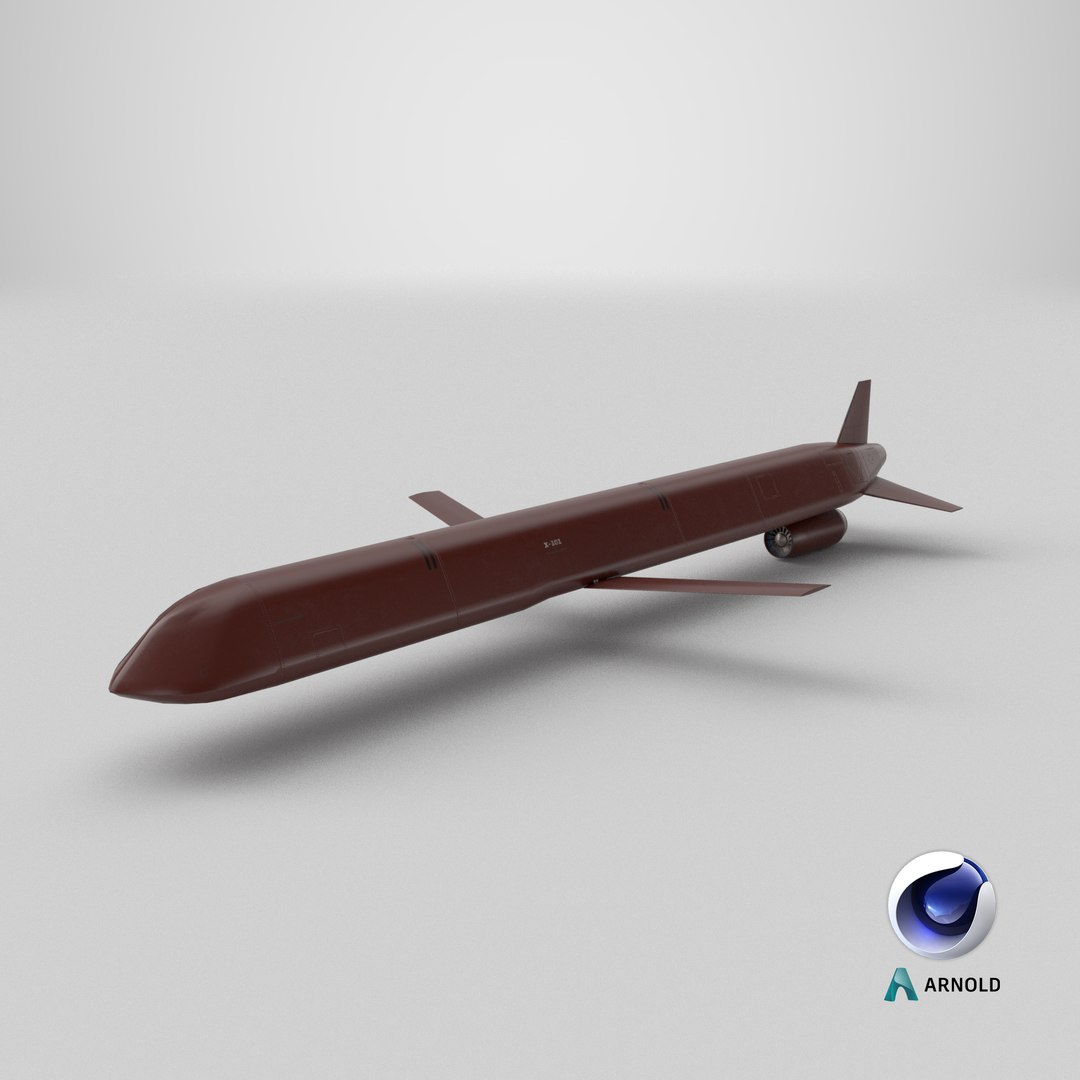 Kh-101 Cruise Missile - PBR Red 3D https://p.turbosquid.com/ts-thumb/Z1/ScLAr0/qB/stemcell_cinema_4d_arnold_render/png/1786132417/1920x1080/fit_q87/72d76c877d4d53c78c905a514558def623c3489e/stemcell_cinema_4d_arnold_render.jpg