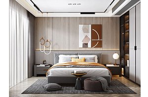 3D bed room model