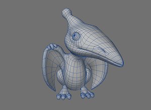 dino pterodactyl obj