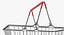 shopping baskets trolley 2 3D