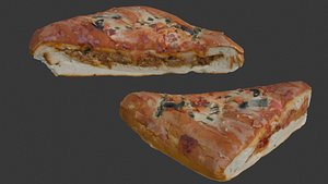 Baked Sandwich Cross-Section 3D Scan