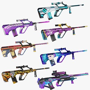 AUG Rifle Game Weapon 7x