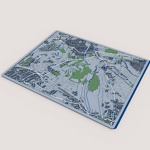 3D model Beckenham Place Park London 3D Model Historic Woodland Park Printable London Landscape
