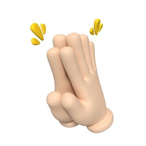 cartoon hand model