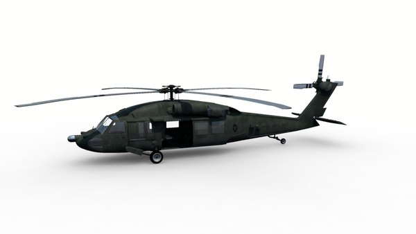 Uh-60 Blackhawk 3d Model