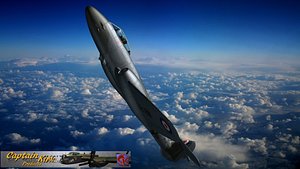 lwo gloster meteor jet fighter