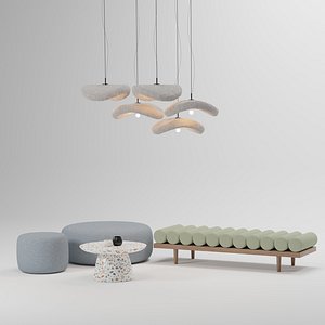 Living Room Setup Package 3D model