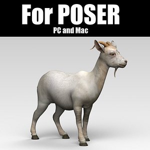 3d model goat poser
