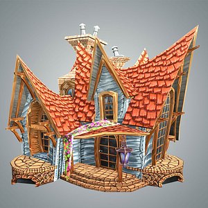 max stylized strange house