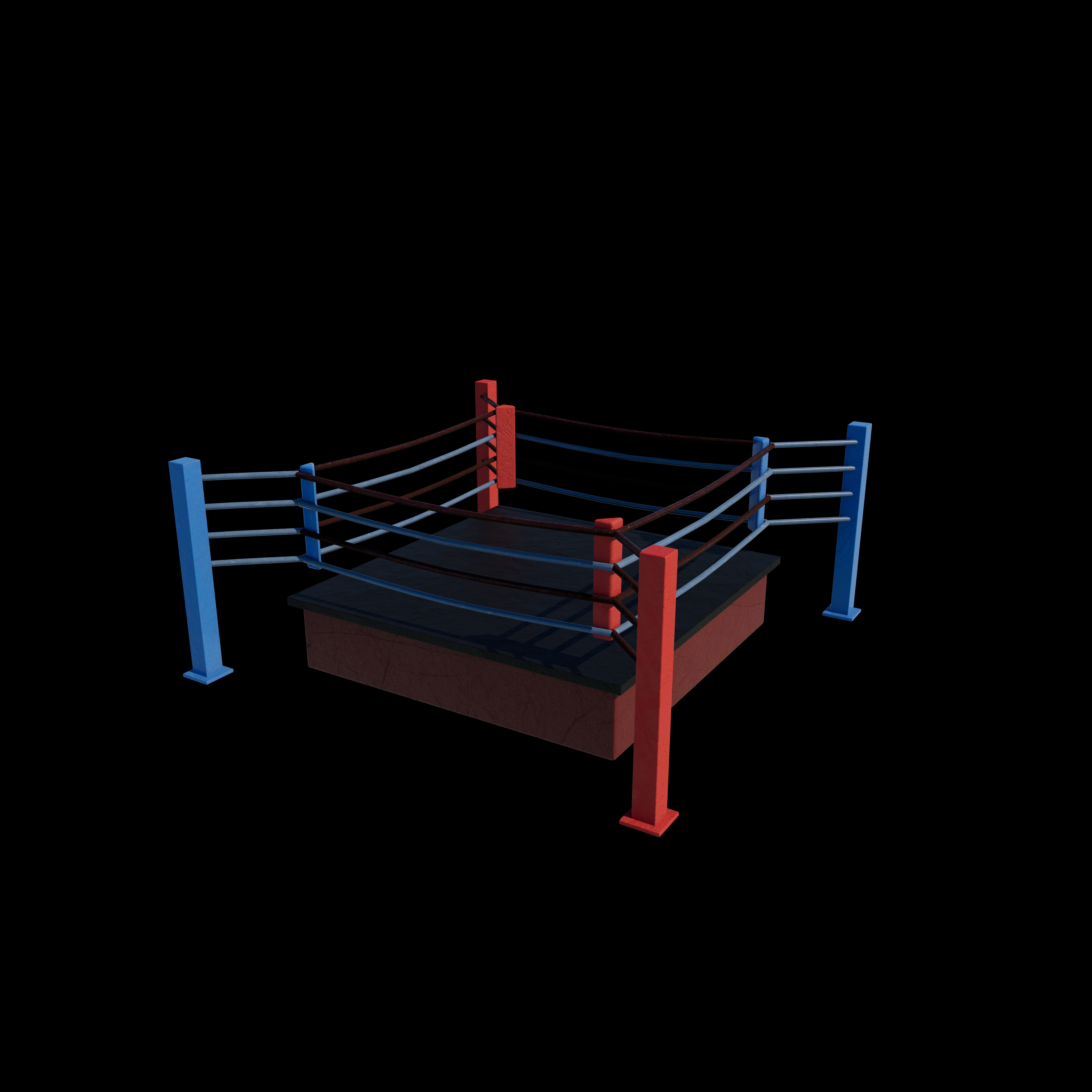 modelo 3d Modelo 3D de ring de boxeo - TurboSquid 2365884