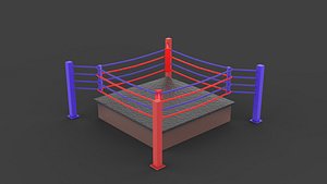 3D Boxing Ring 3D model