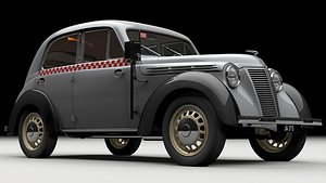 Renault Juvaquatre Berline BFK4 hungarian taxi