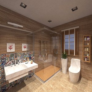 bathroom design 3D model