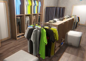 3D vr store - interior model