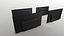 Wandbehang TV Fernseher Low-Poly PBR