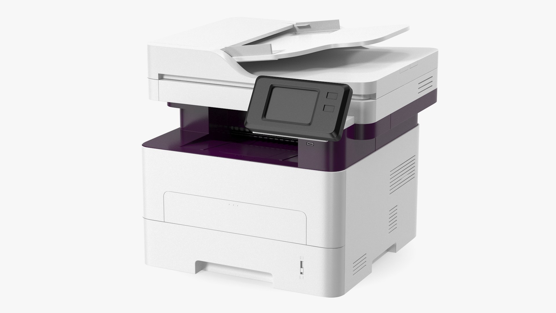 Multifunction Laser Printer Power OFF 3D model preview