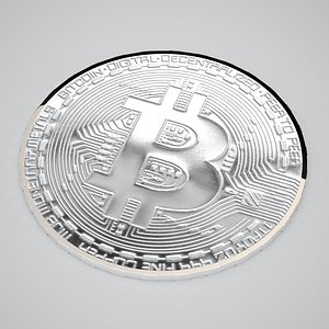 Bitcoin Silver 3D model