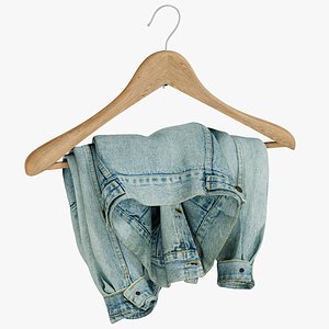 3D realistic jean jacket 2