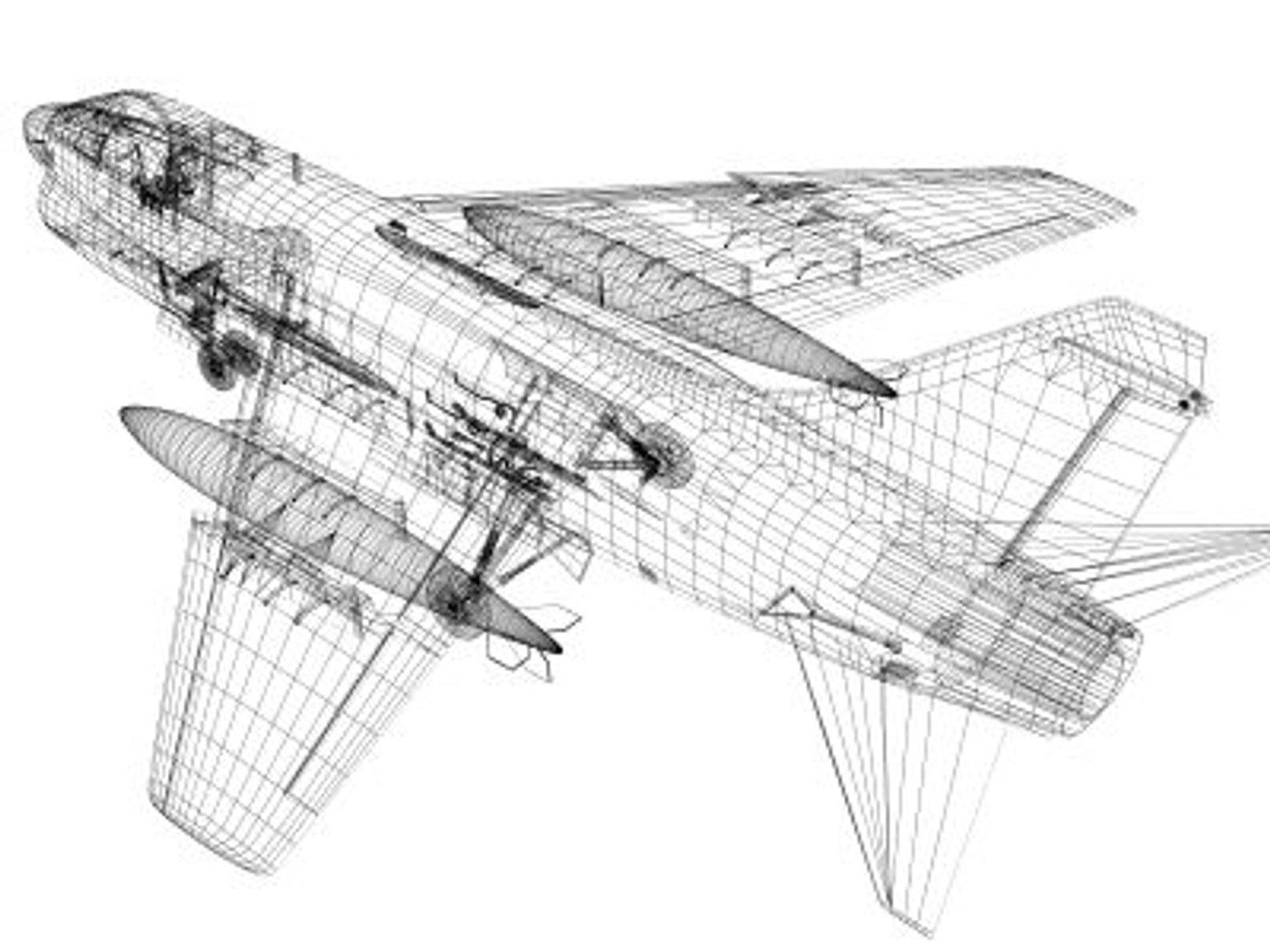 3d A-7b Corsair Ii A-7 Model