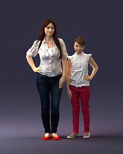 scanned human interiors 3D model
