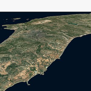 3D Rhodes Island Greece model
